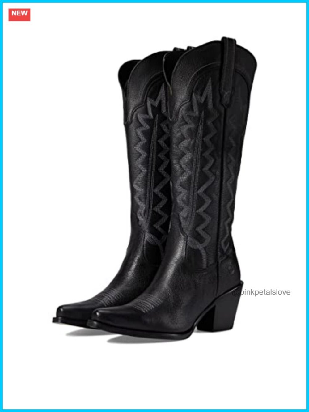 Dingo Womens Leather High Cotton Embroidery Snip Toe Knee High Boots